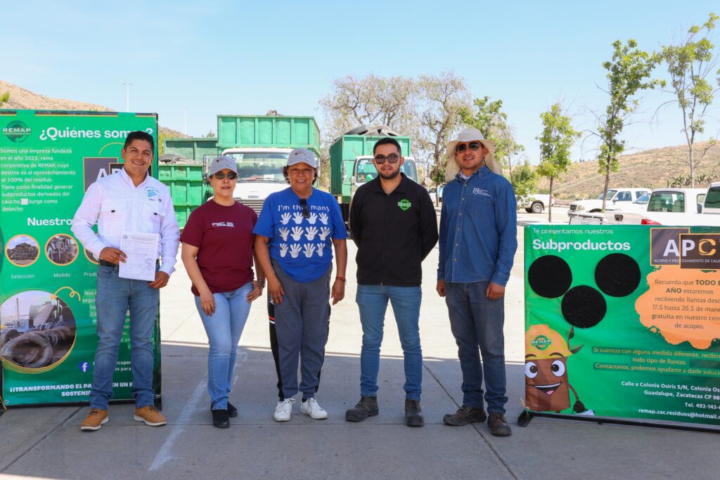 Llantatón de la Secretaría de Agua y Medio Ambiente SAMA. Orla Camino Rojo