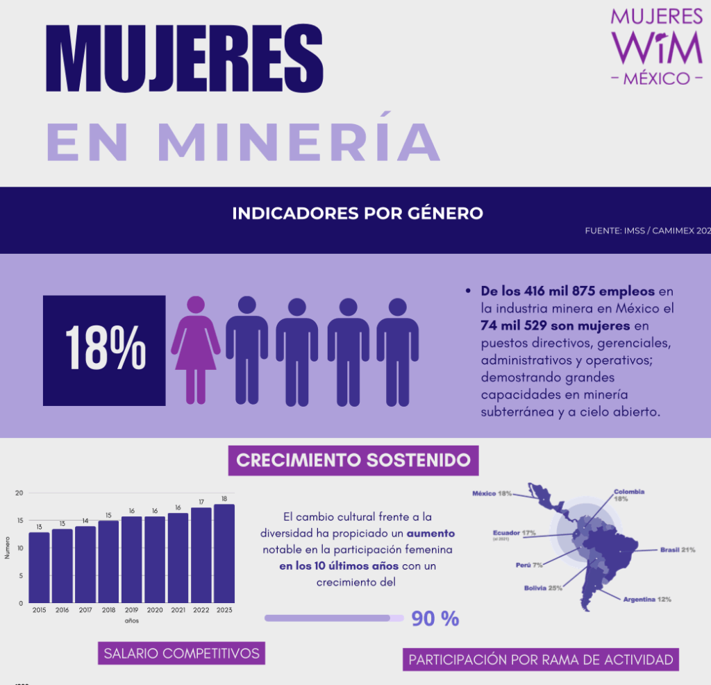 Infografia proporcionada por WIM Mujeres México