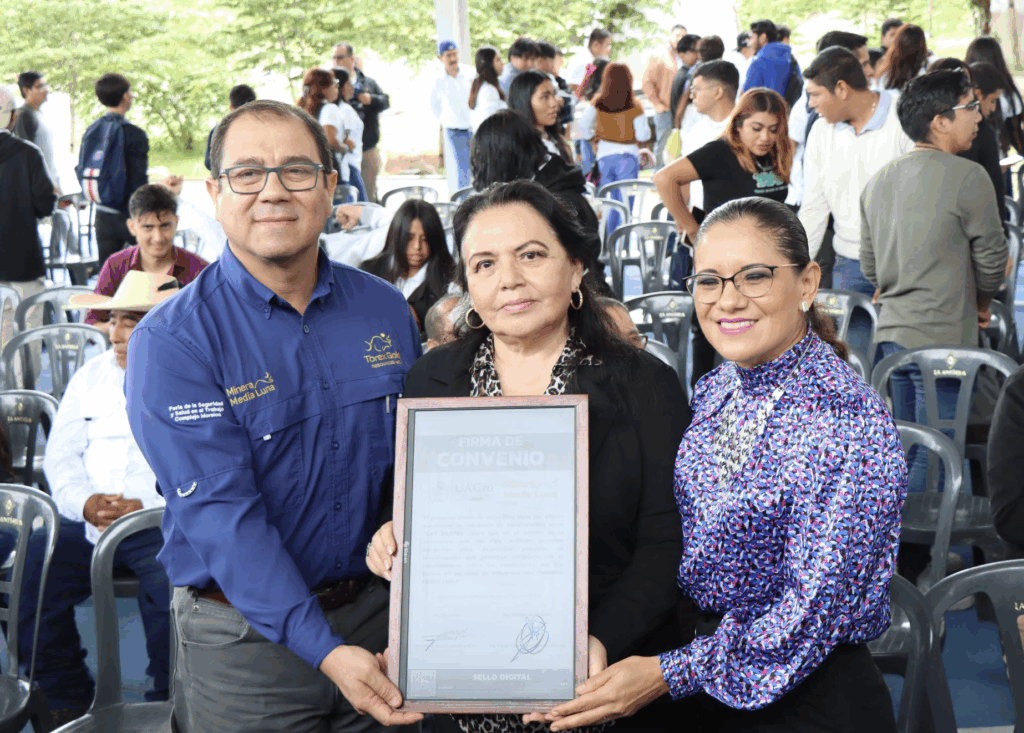 Minera Media Luna y UAGro renuevan convenio ambiental y fortalecen alianza educativa en la 6ª Semana de Minería