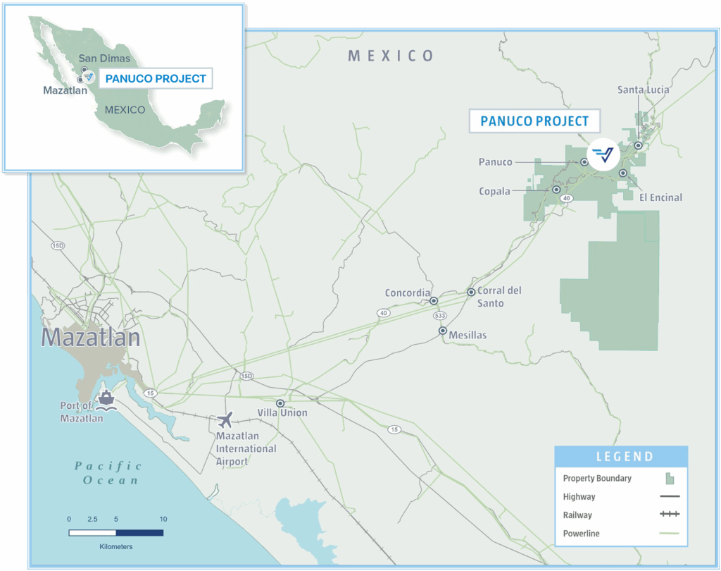 Proyecto Pánuco de Vizsla Silver Corp