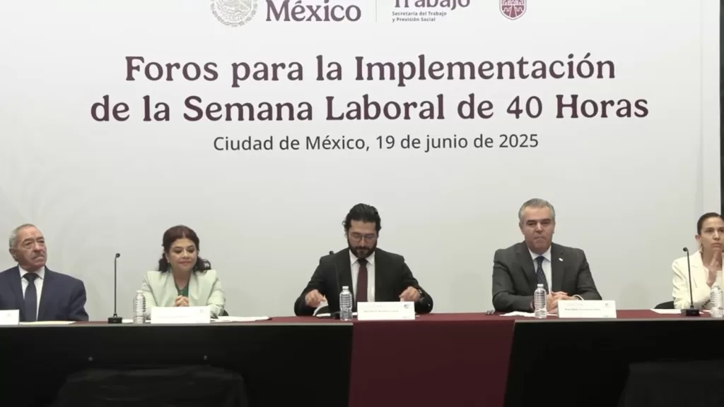 FOROS PARA LA IMPLEMENTACIÓN DE LA SEMANA LABORAL / STPS
Ciudad de México | 19 de junio de 2025