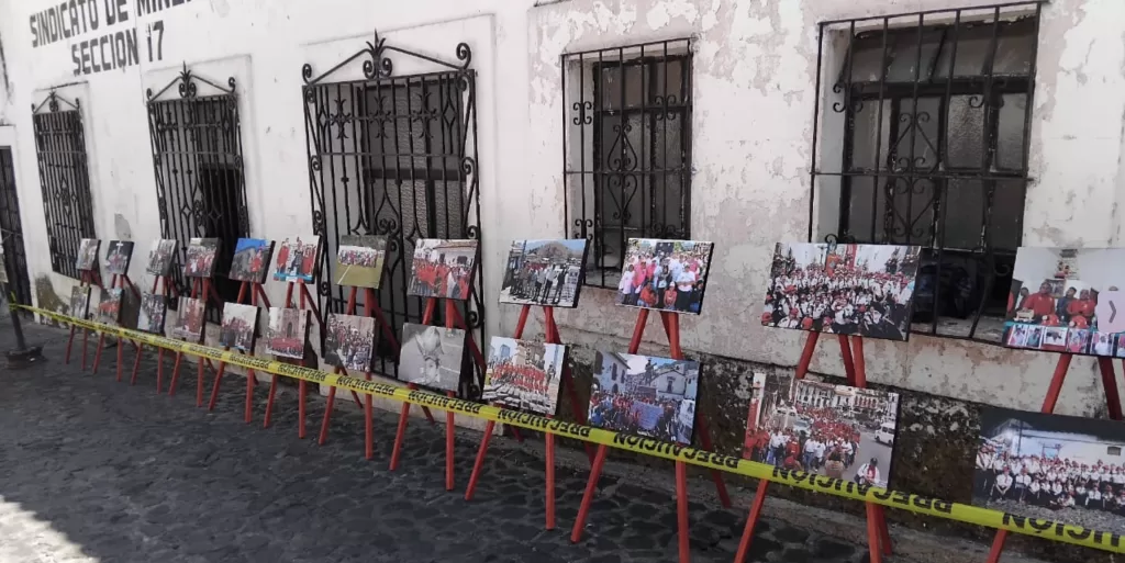 Taxco, 18 aniversario huelga. Sindicato Minero