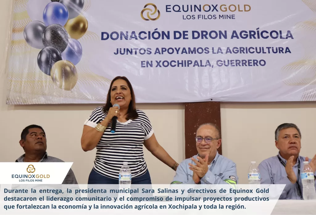 Minera Los Filos, donación