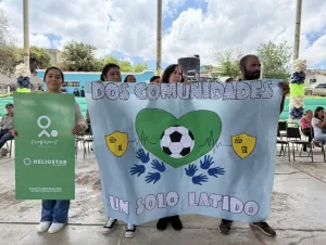 Heliostar Metals en alianza con la Fundación Fútbol Más, culminó con éxito su campamento comunitario, que benefició a 127 habitantes de las localidades de San Agustín y San Lucas