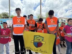 Heliostar Metals en alianza con la Fundación Fútbol Más, culminó con éxito su campamento comunitario, que benefició a 127 habitantes de las localidades de San Agustín y San Lucas