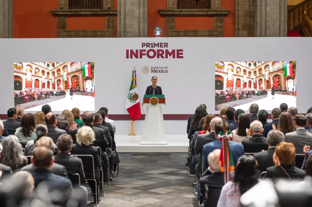 Claudia Sheinbaum. Primer informe de gobierno