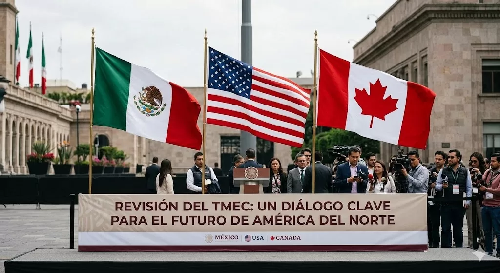 Revisión del TMEC Imagen hecha a partir de IA