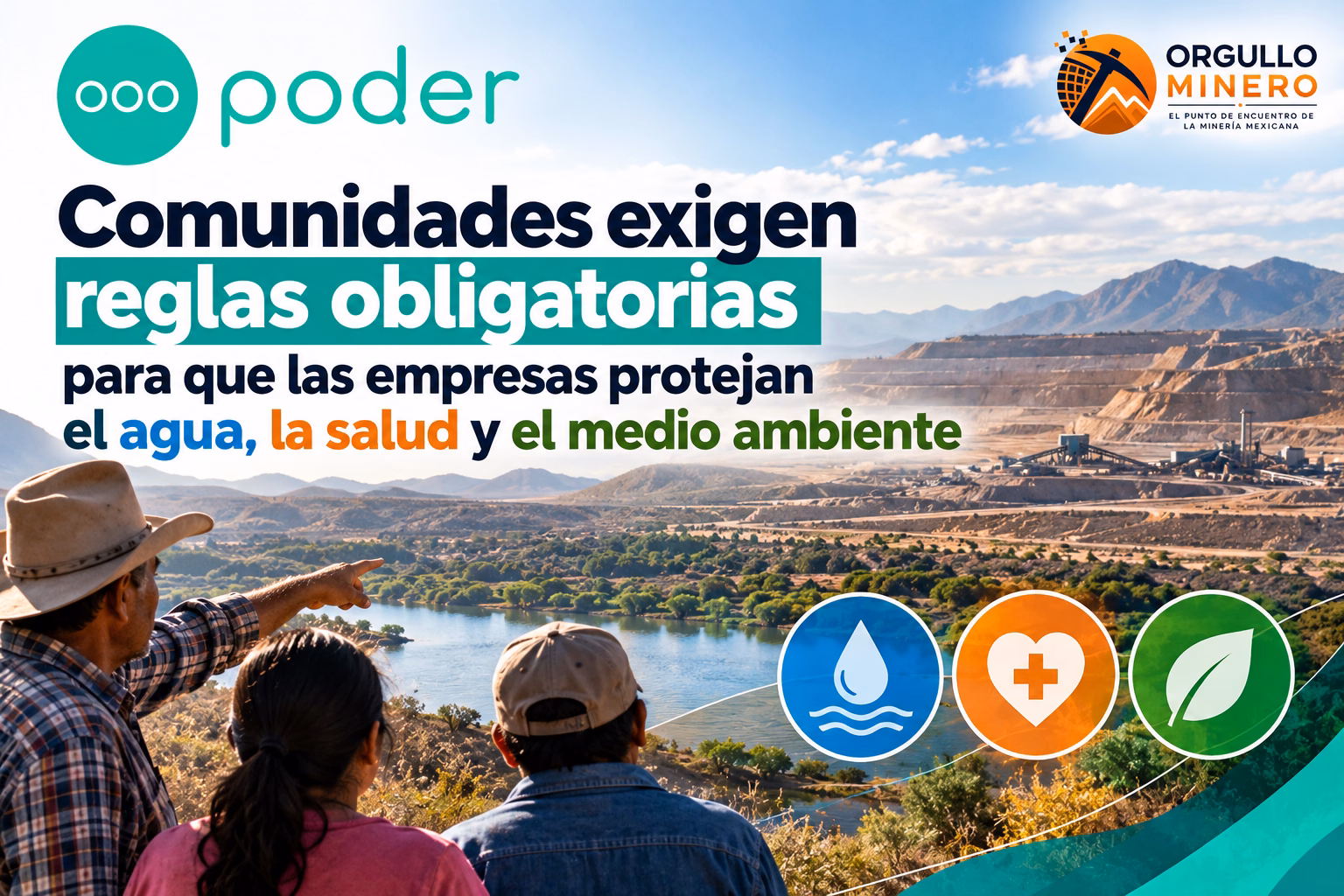 Comunidades exigen reglas obligatorias para que las empresas protejan el agua, la salud y el medio ambiente