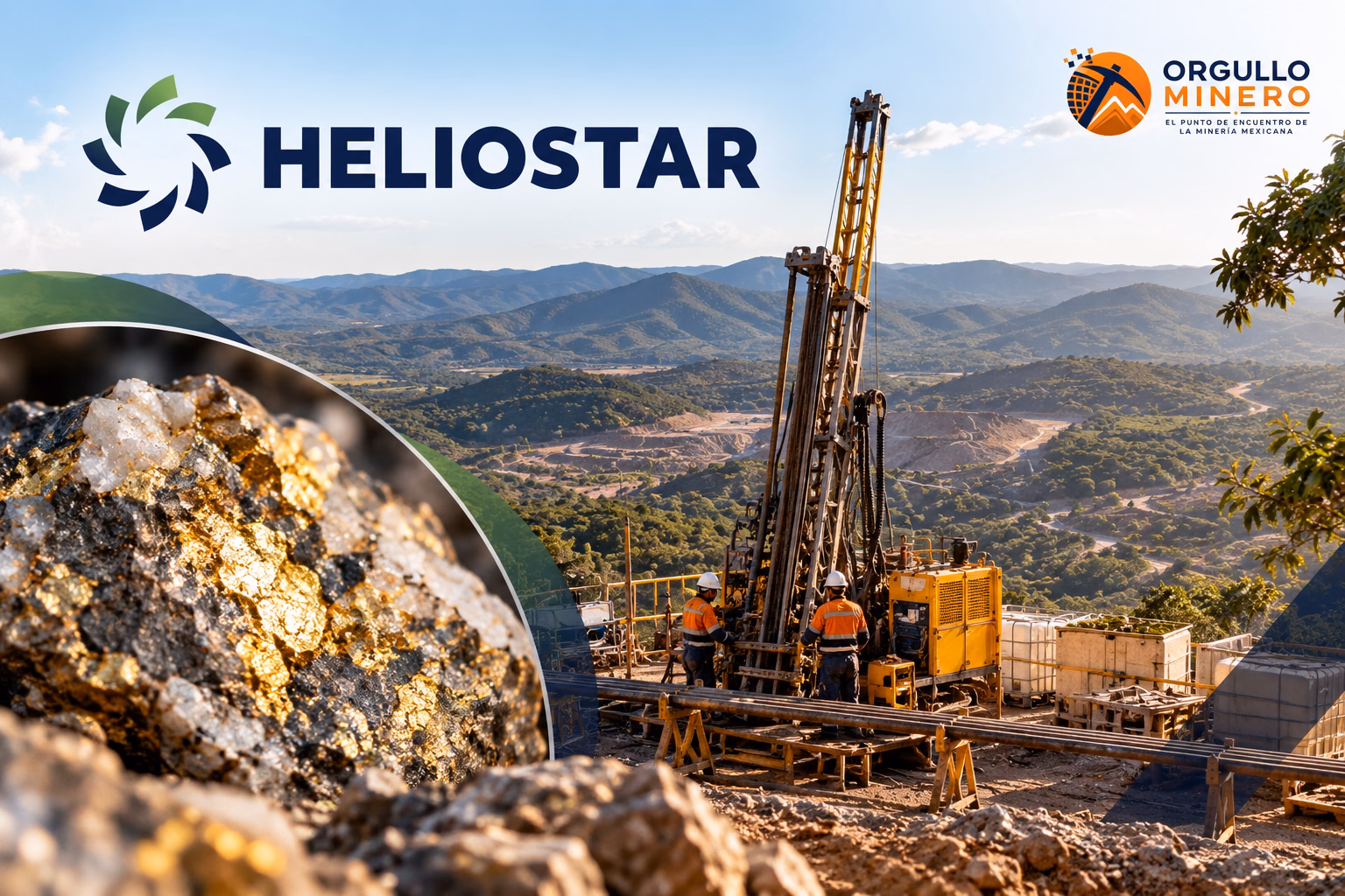 Heliostar encuentra nuevos tramos con oro en su proyecto Ana Paula, en Guerrero